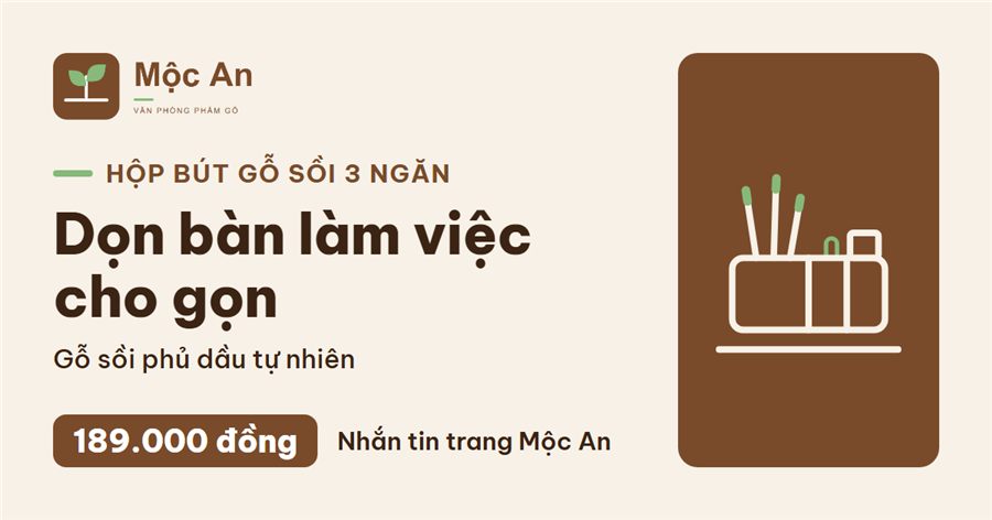 Ảnh Facebook theo nhận diện thương hiệu Mộc An